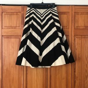Chevron print skirt